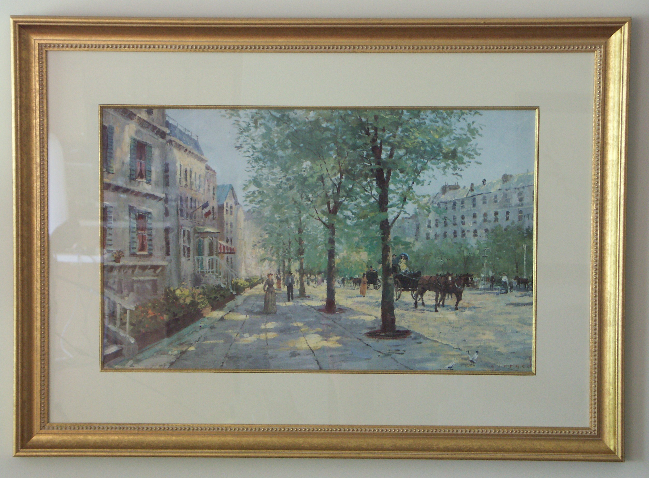 Robert Girrard (Thomas Kinkade) Framed Print