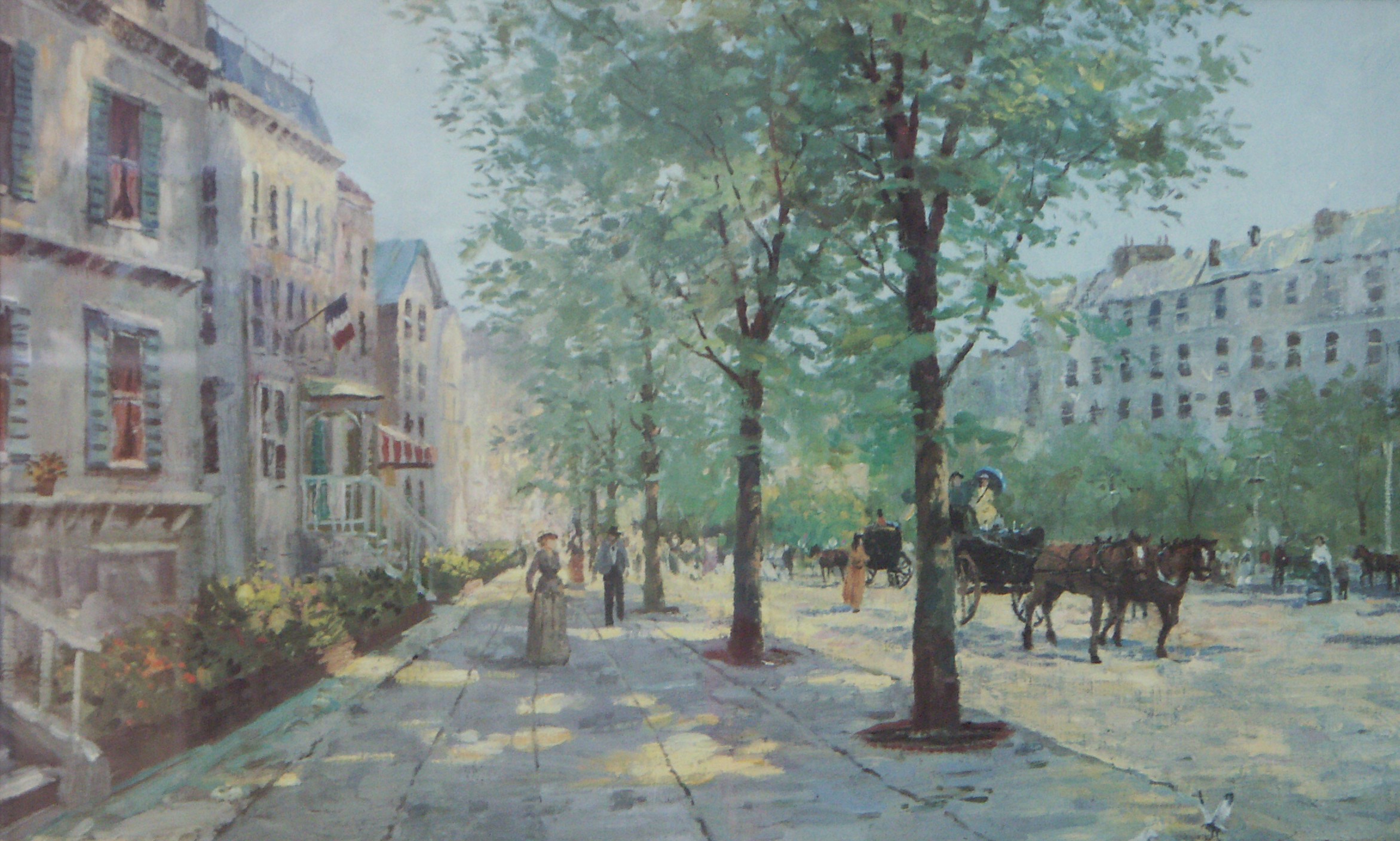 Robert Girrard (Thomas Kinkade) Framed Print