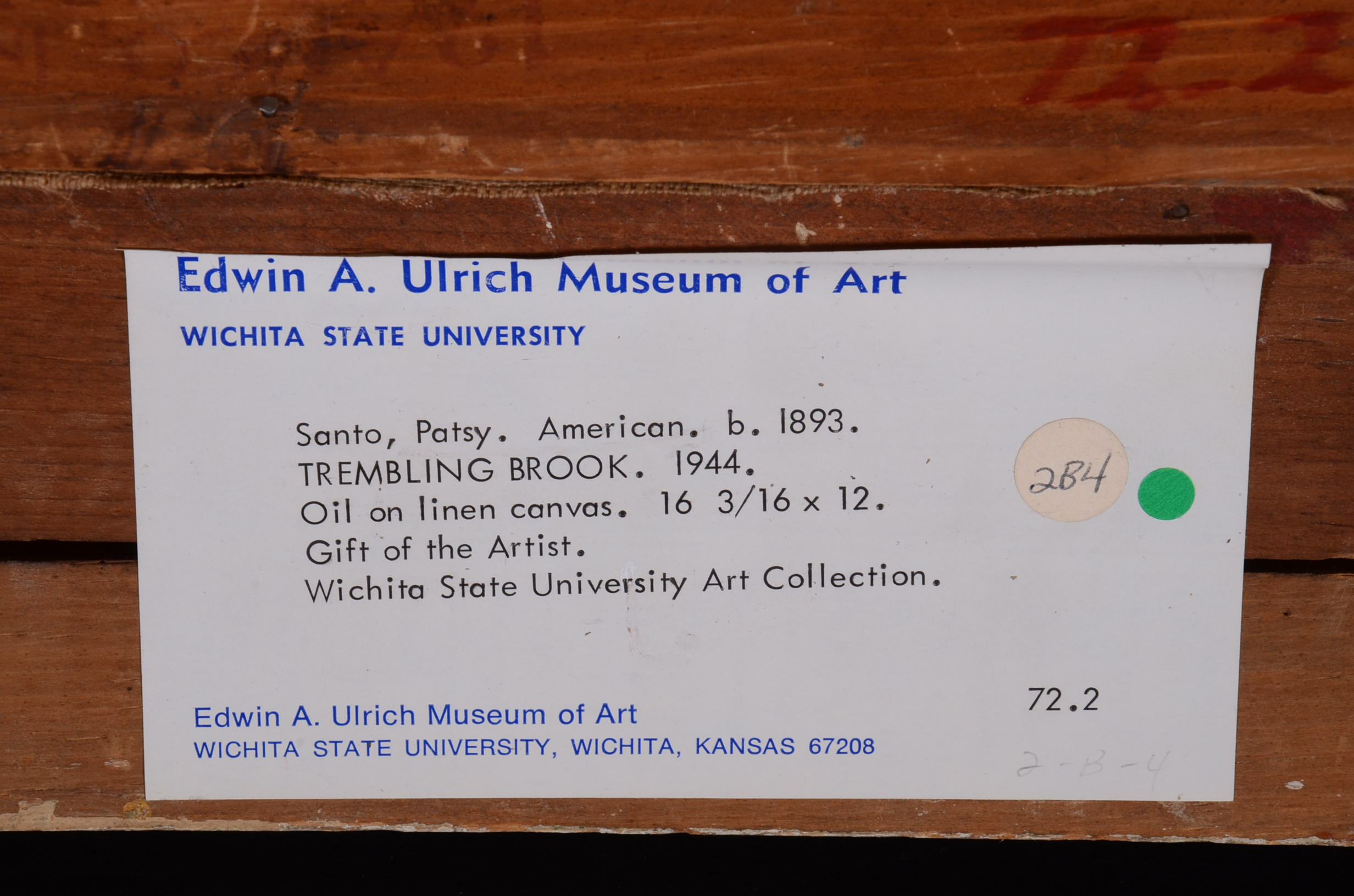 Framed Oil Painting on Linen Canvas by Patsy Santo