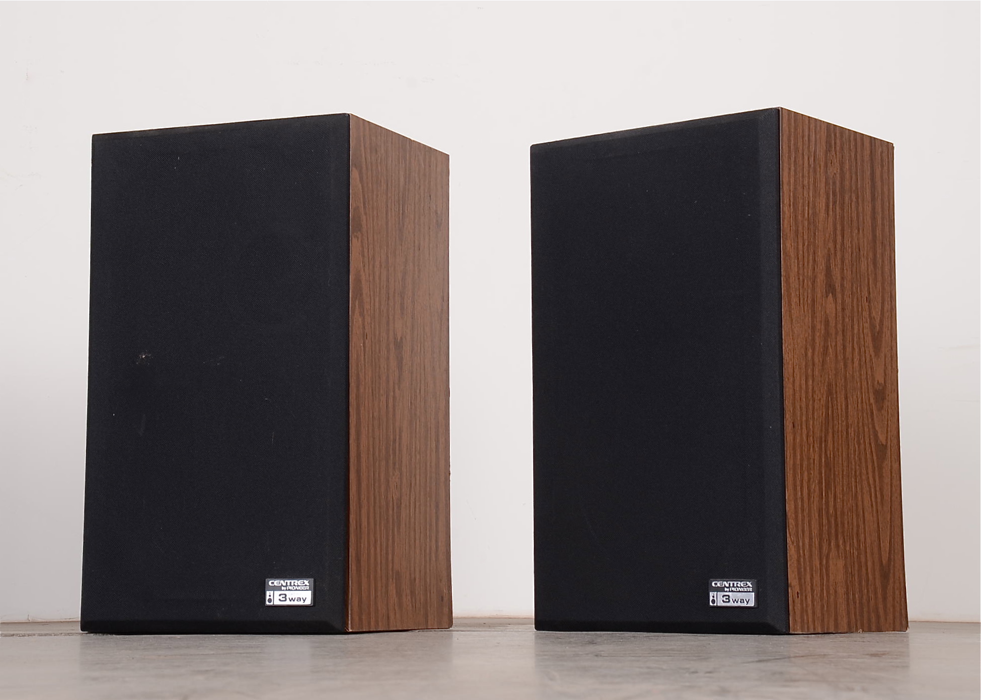 Two Pioneer 3-Way Centrex Speakers
