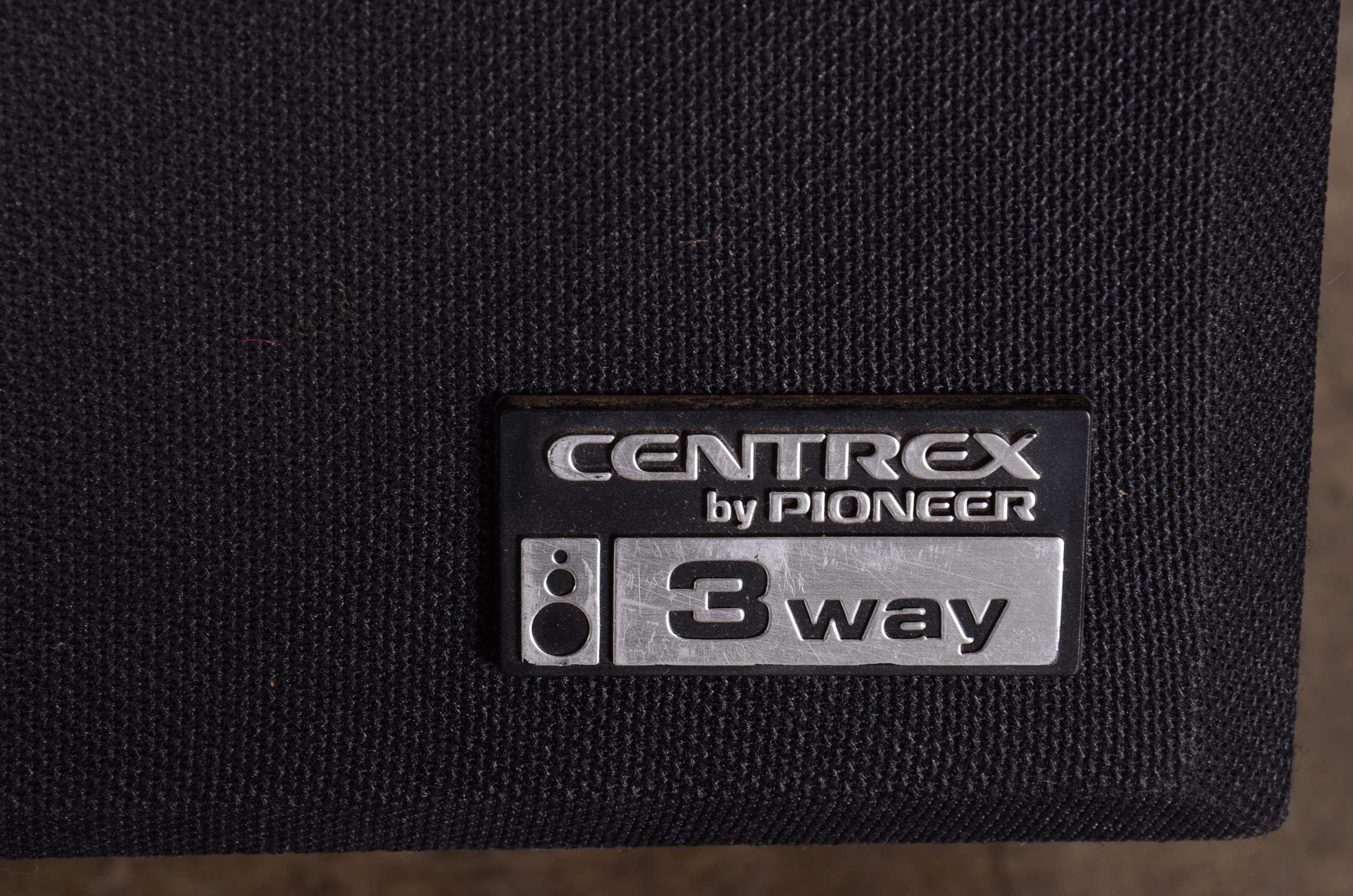 Two Pioneer 3-Way Centrex Speakers