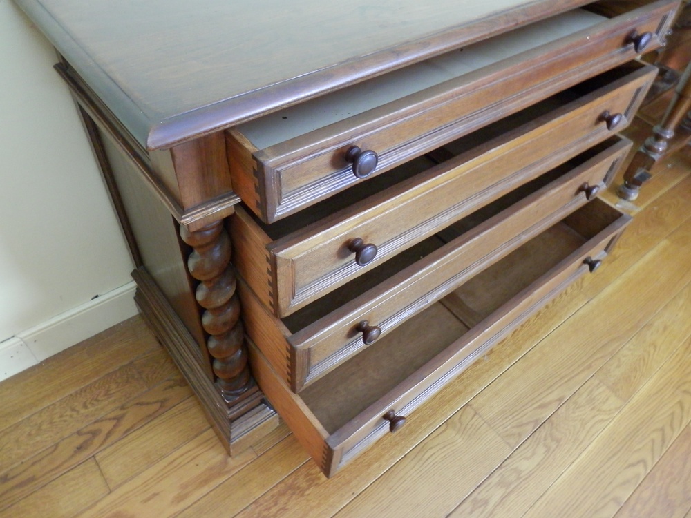 Walnut Chest Of Drawers