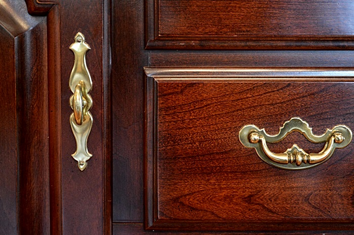 Queen Anne Style Cherry Sideboard by Thomasville 