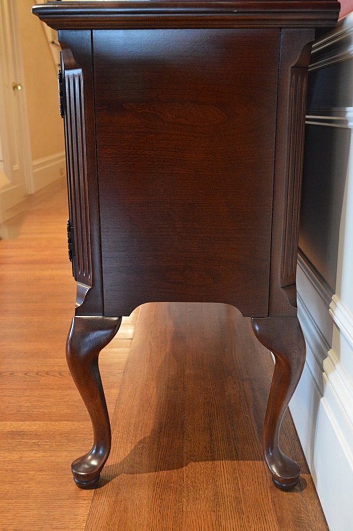 Queen Anne Style Cherry Sideboard by Thomasville 