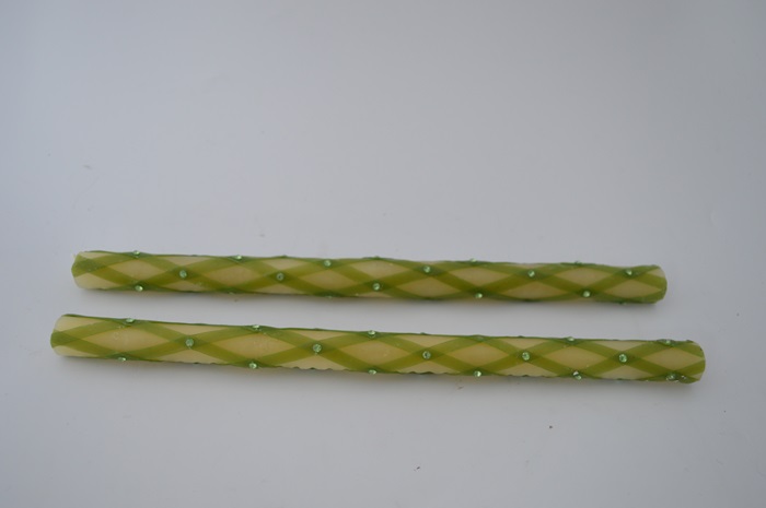 Oversized Silver Candlesticks