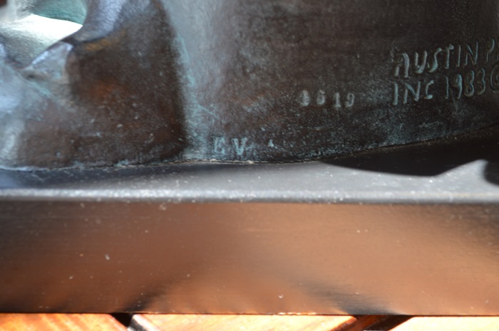 George Coudray Bust Austin Prod Inc. 1983