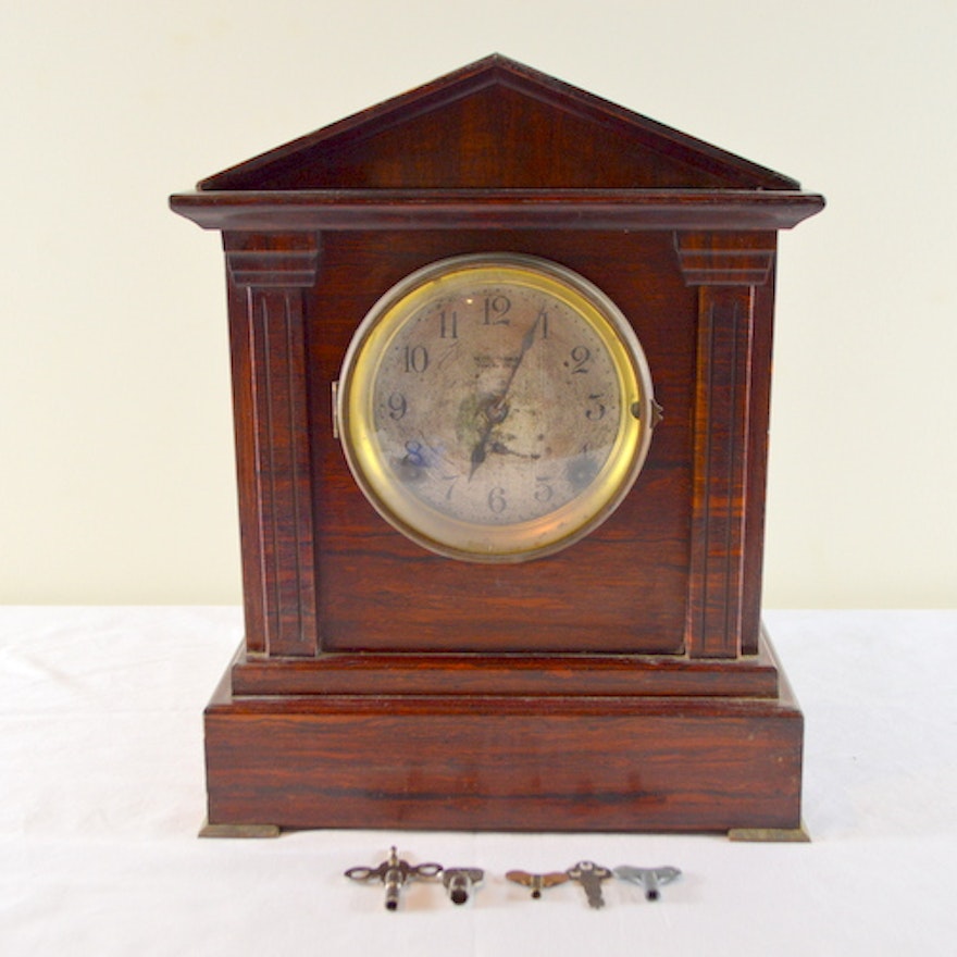 Seth Thomas #5 Sonora Chime Adamantine Mantel Clock