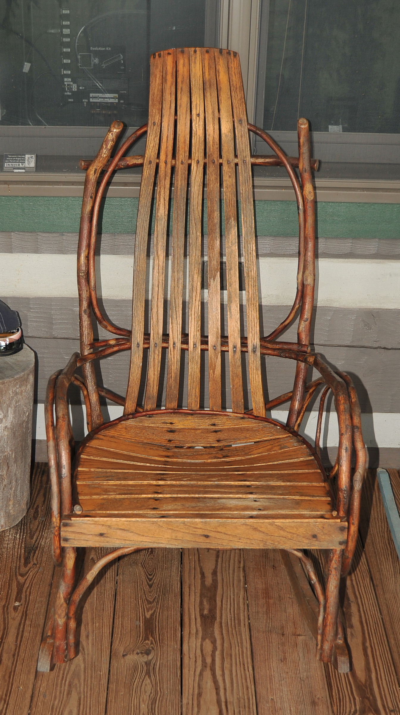 Amish Hickory Bentwood Rocker