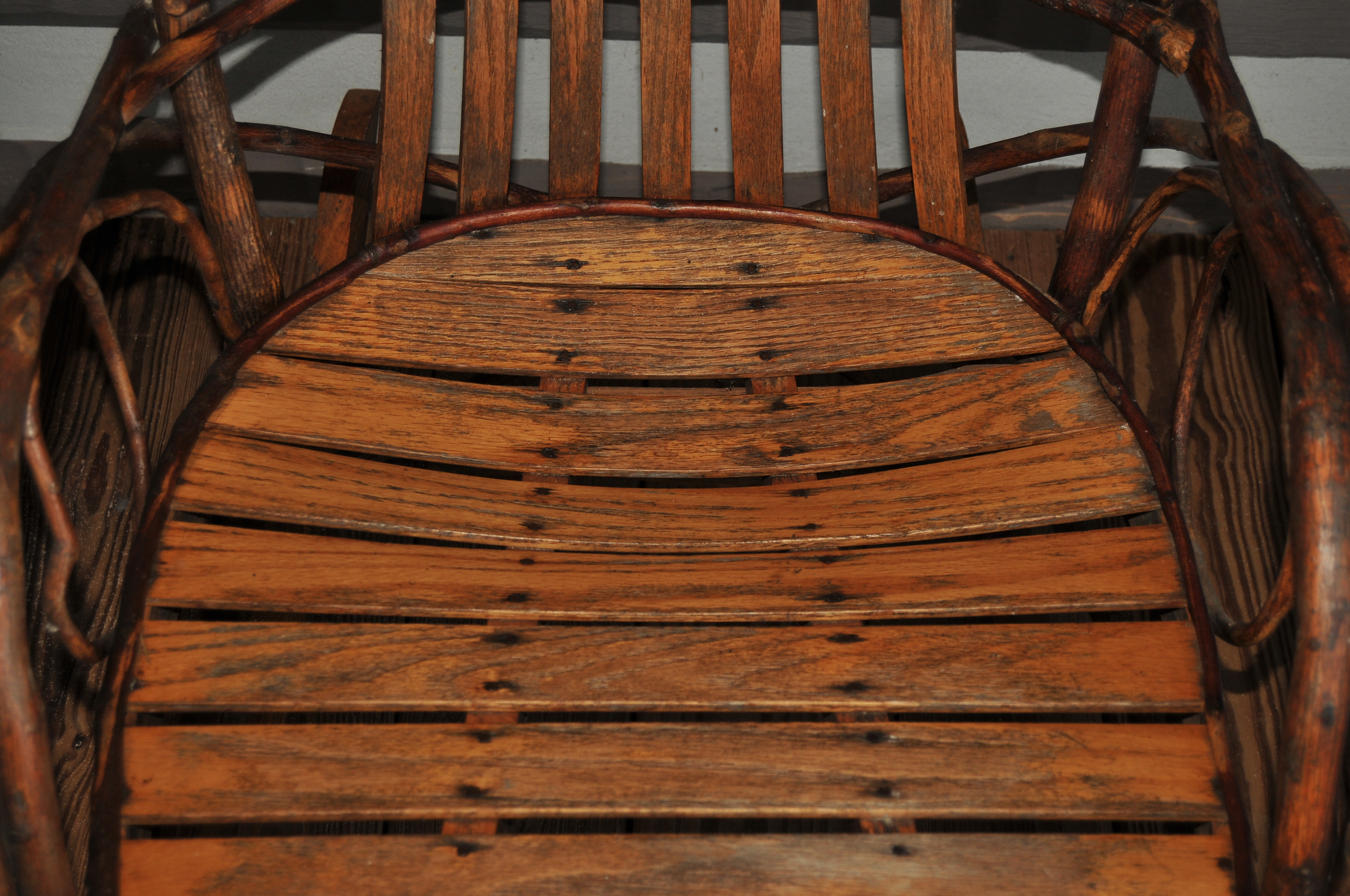 Amish Hickory Bentwood Rocker