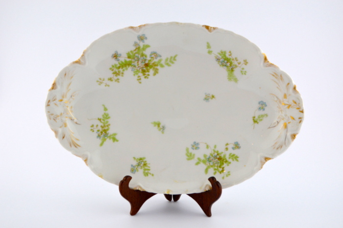 Antique Limoges Platter and Victoria Austria Dish