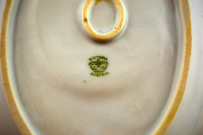 Antique Limoges Platter and Victoria Austria Dish