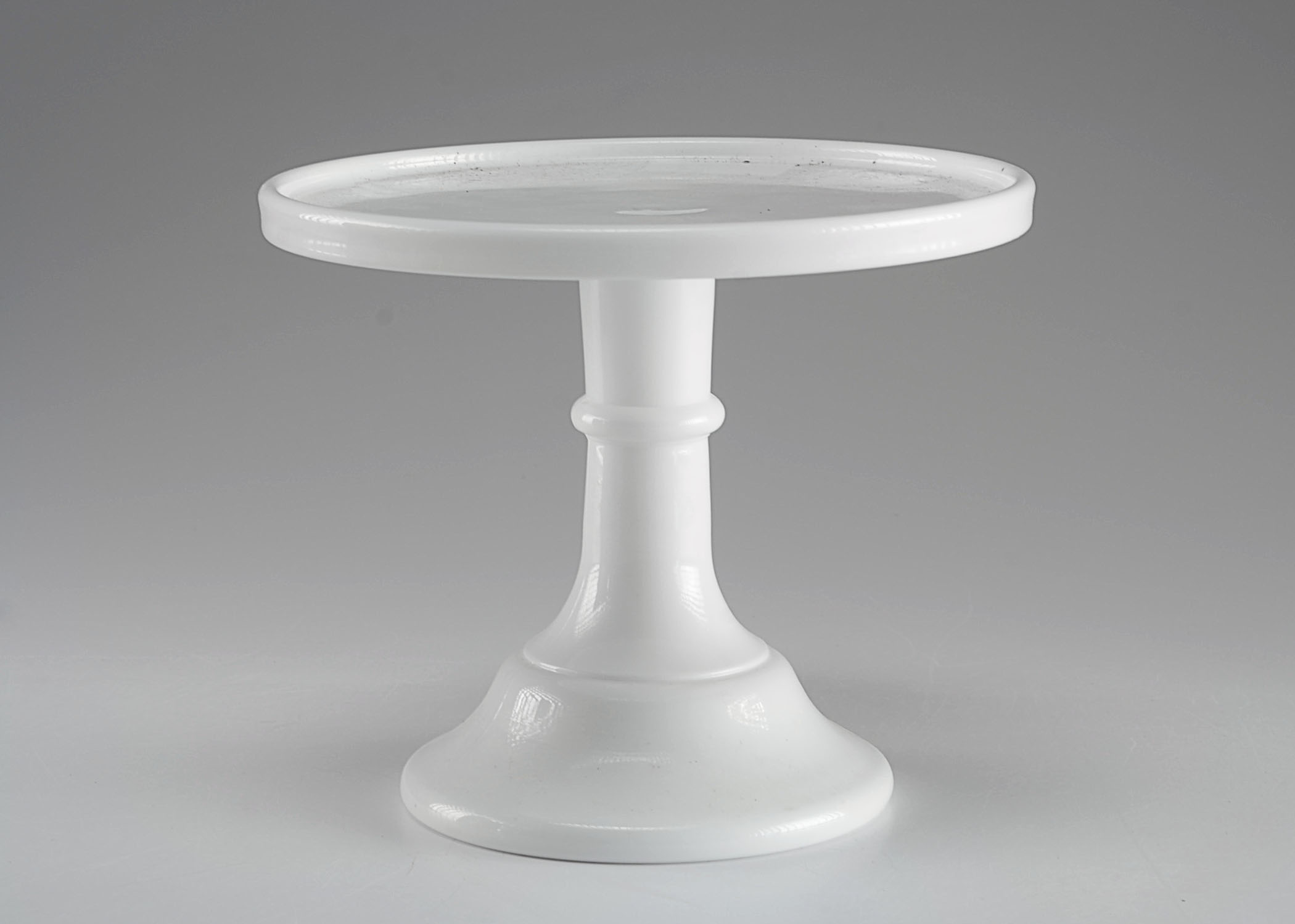 White Glass Cake Stand