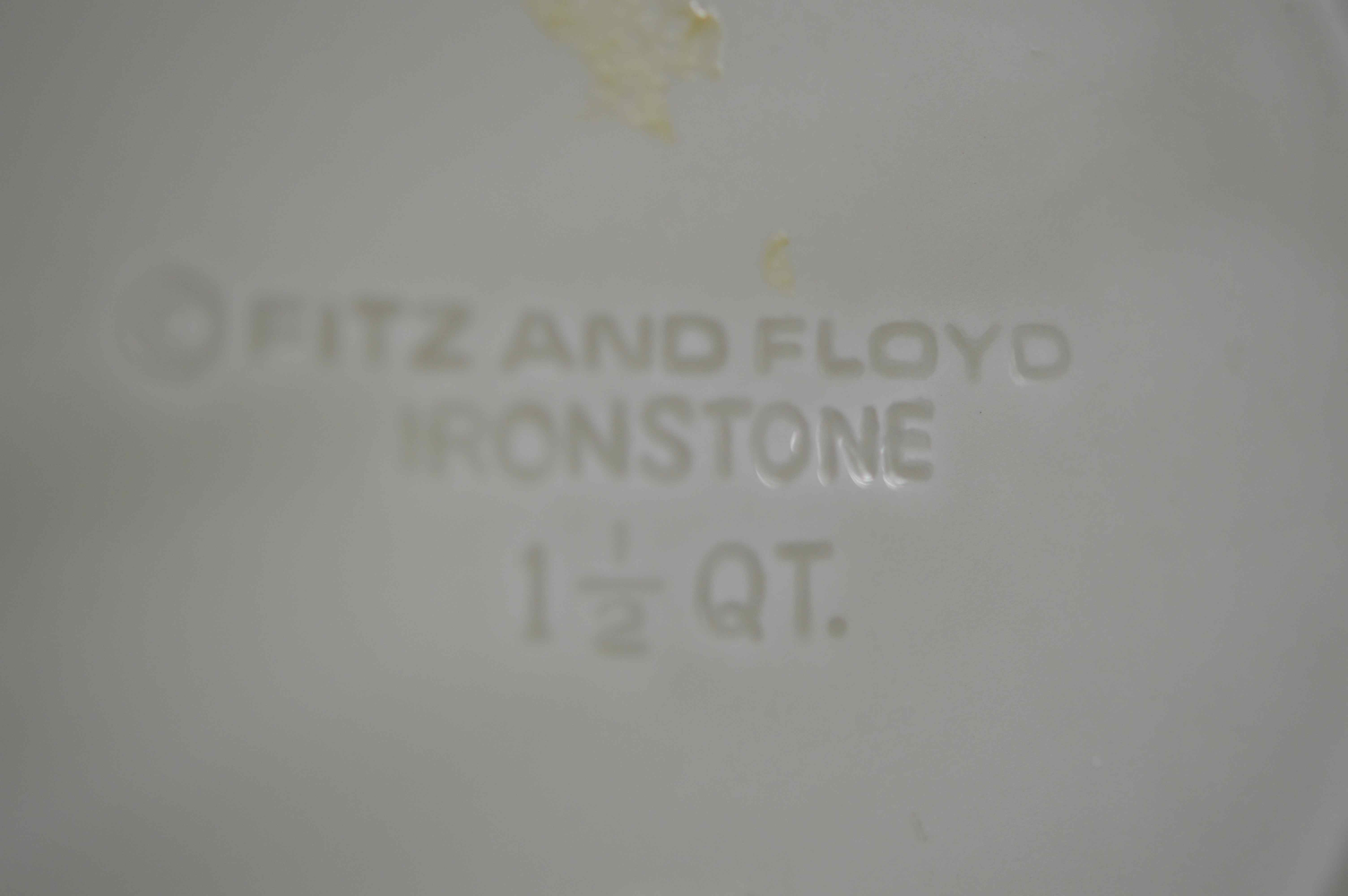 Fitz & Floyd Basketweave Pitcher and More