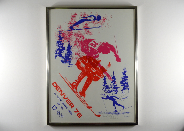 1976 Winter Olympics Poster by Larry Van Alstyne (signed)