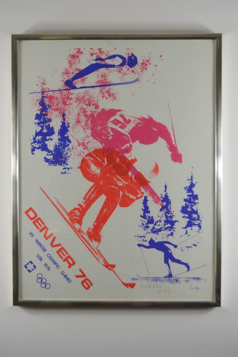1976 Winter Olympics Poster by Larry Van Alstyne (signed)