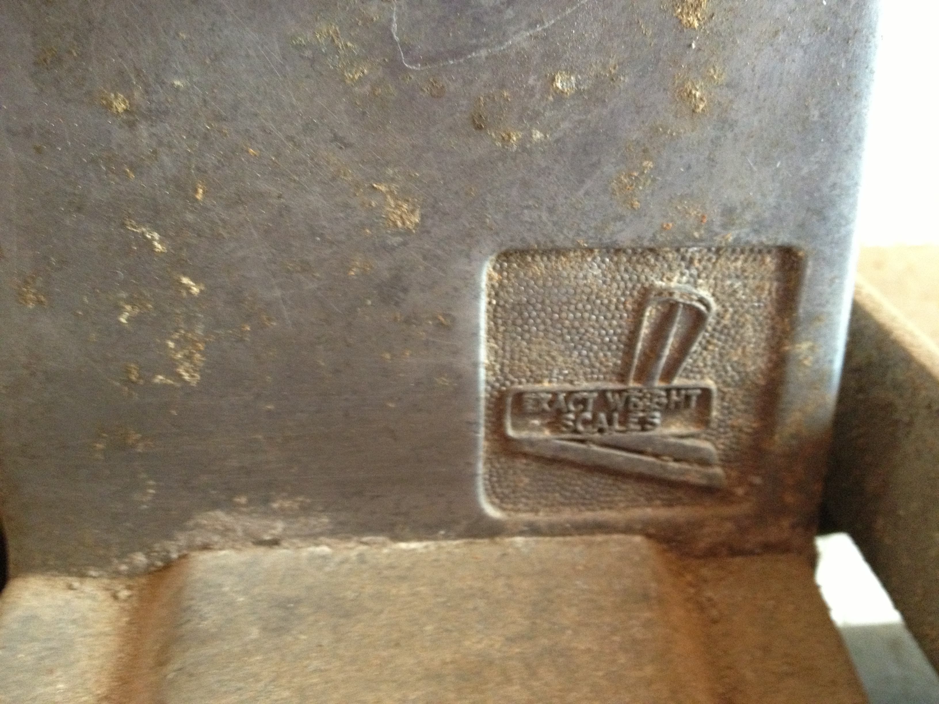 Large Vintage Exact Weight Scale