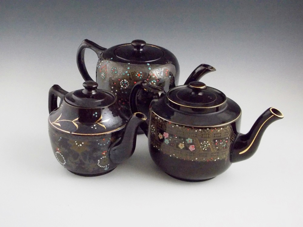 Antique English Teapots by "Gibsons" and "Wood & Yeakel"