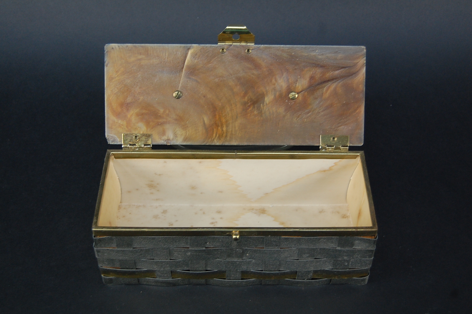 Woven Metal Evening Bag