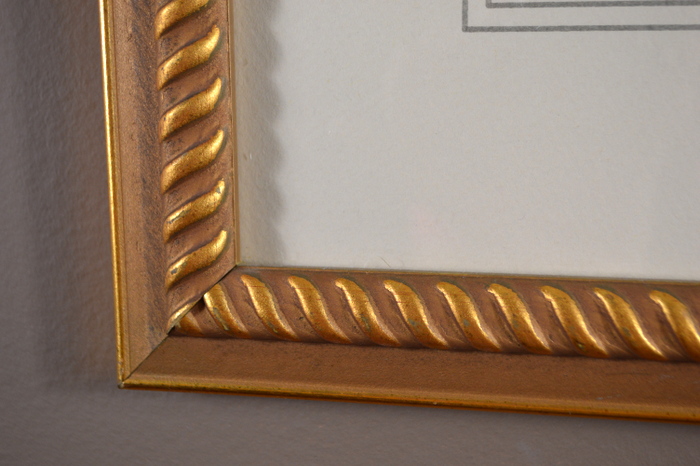 Framed Temple De Vesta Rome - By A. Desgodetz