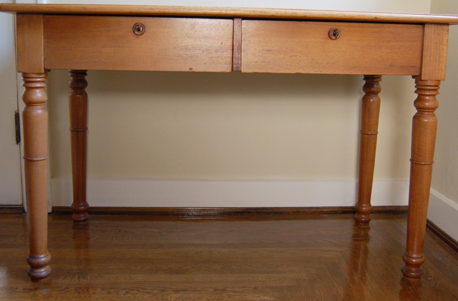 Walnut American Sheraton Writing Desk