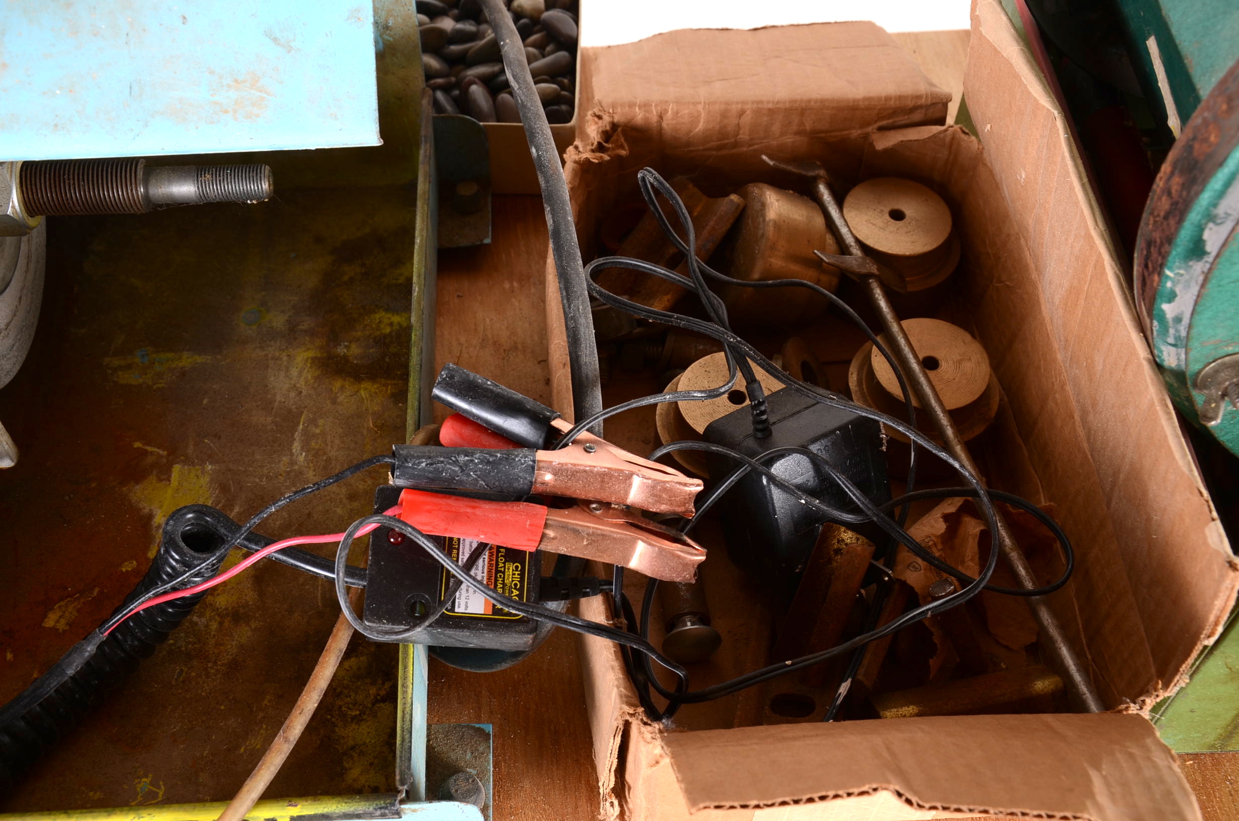 Rock Polisher's Tools and Chest