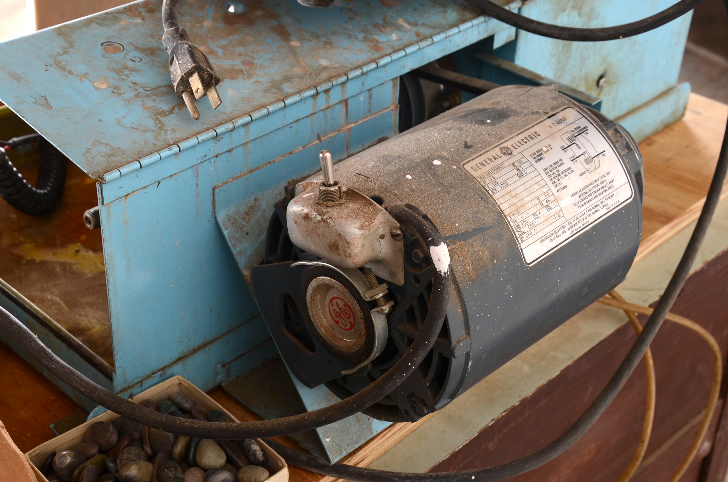 Rock Polisher's Tools and Chest