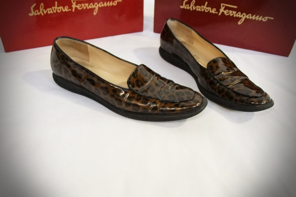 Three Pair of Vintage Salvatore Ferragamo Ladies Shoes