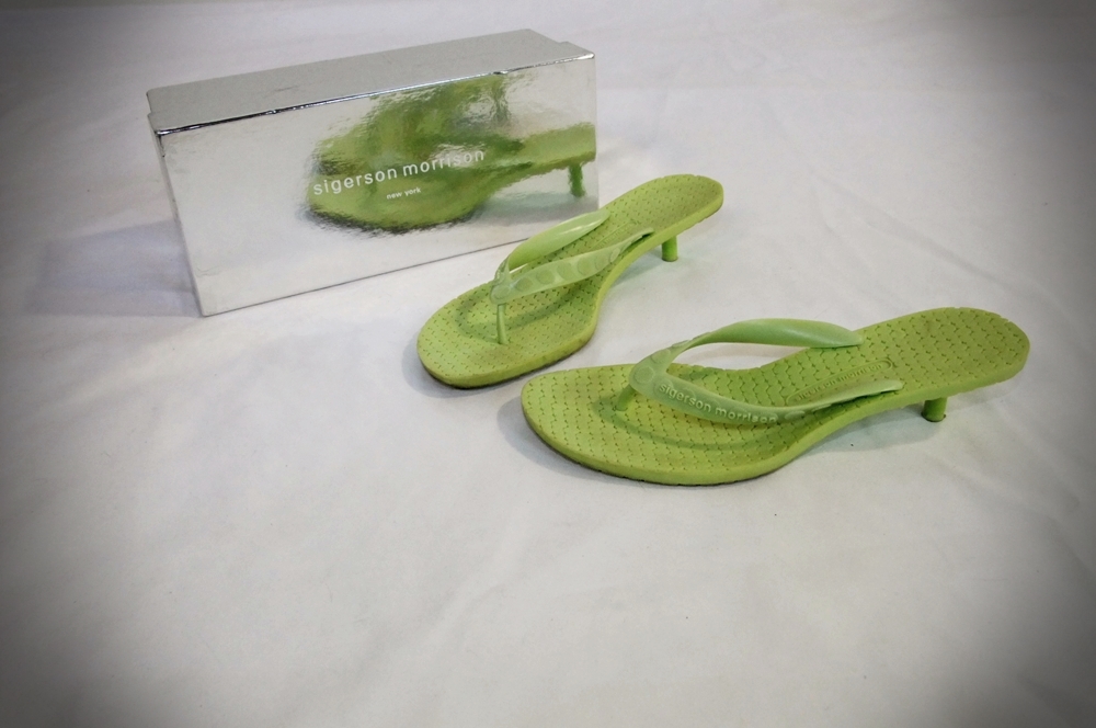 Salvatore Ferragamo Open Toe Sandals And Sigerson Morrison Flip Flop Sandals