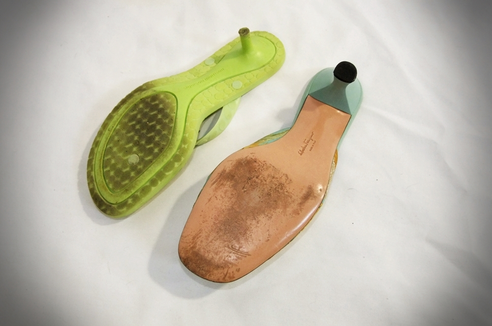 Salvatore Ferragamo Open Toe Sandals And Sigerson Morrison Flip Flop Sandals