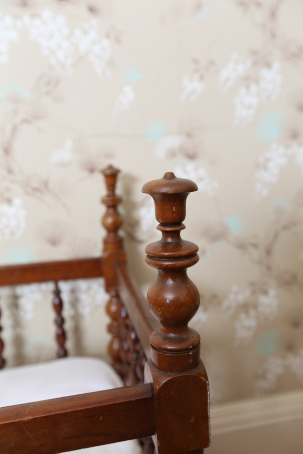 Vintage Jenny Lind Style Baby Bed