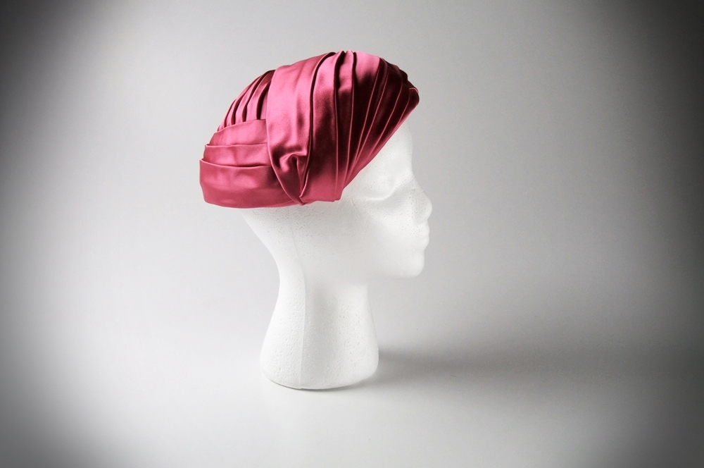 Three Vintage hats Including a Genuine Mink Fur Hat 