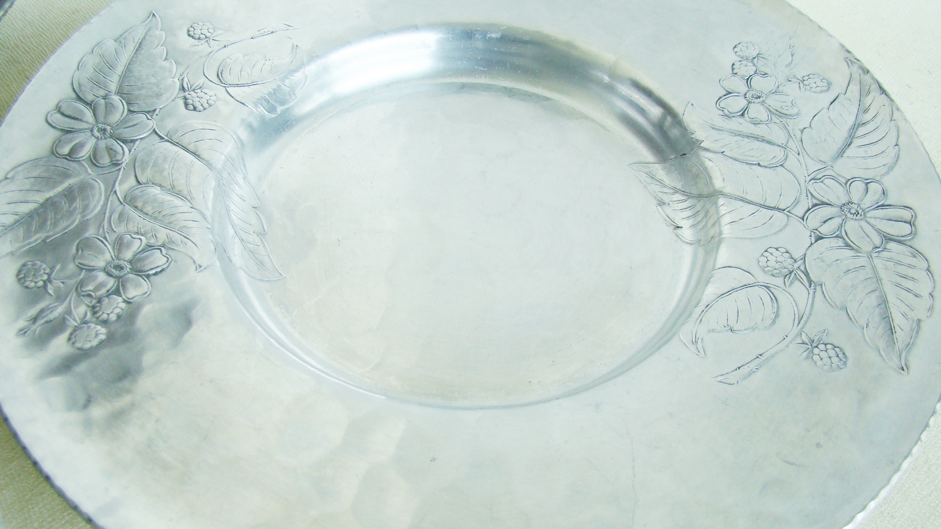 Vintage Mid Century Modern Hand Forged Metal Trays From Everlast Metal Co.