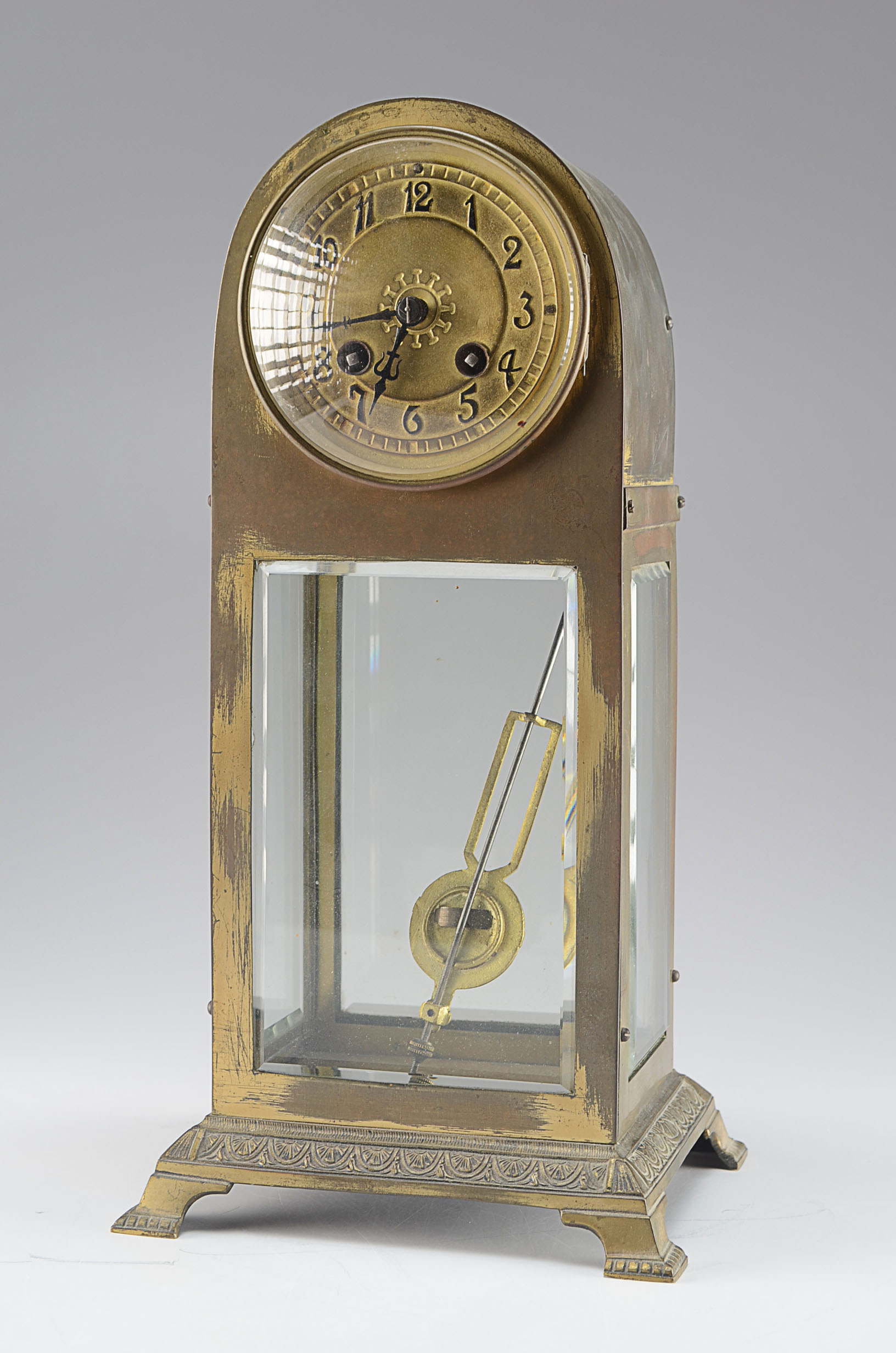 Cast Metal Mantel Clock