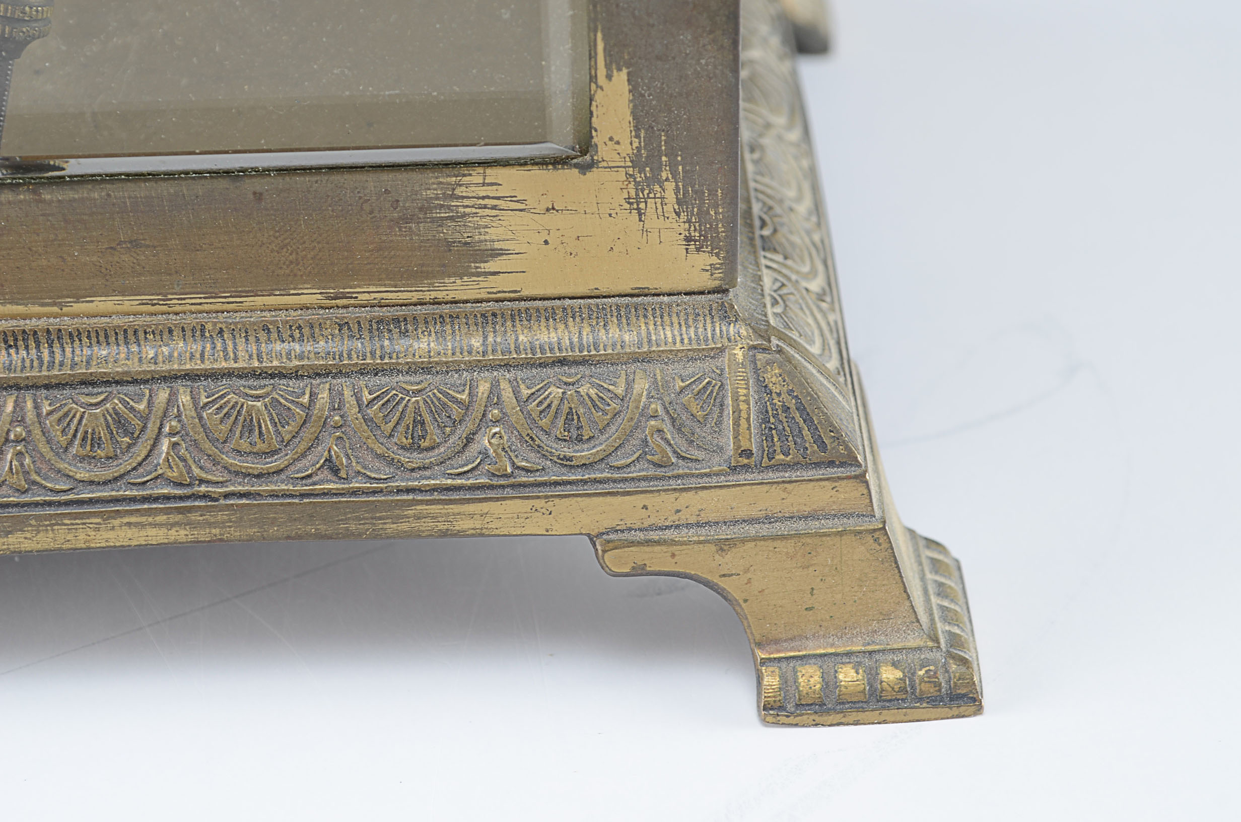 Cast Metal Mantel Clock