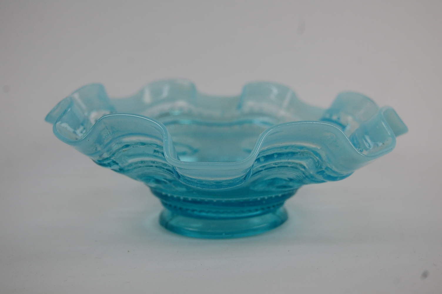 St. Claire Opalescent Blue Bowl