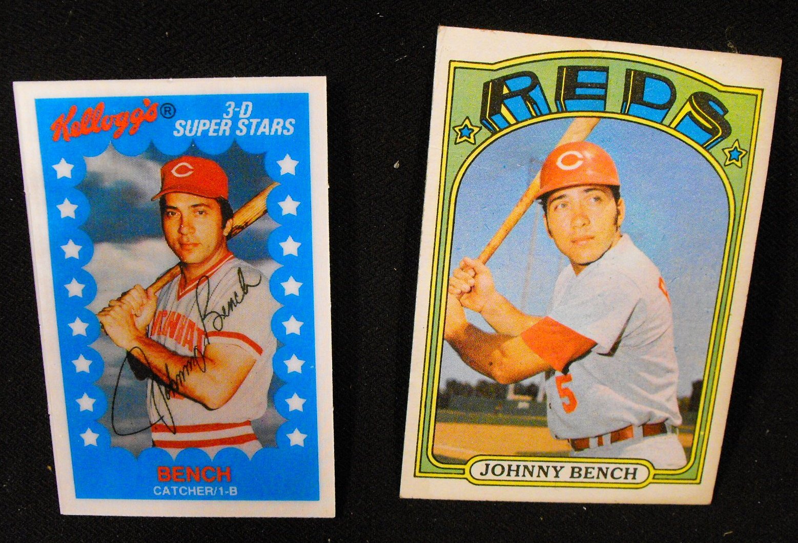 Huge Johnny Bench Cincinnati Reds Lot Of Cards, Pennant, & Souvenir Items