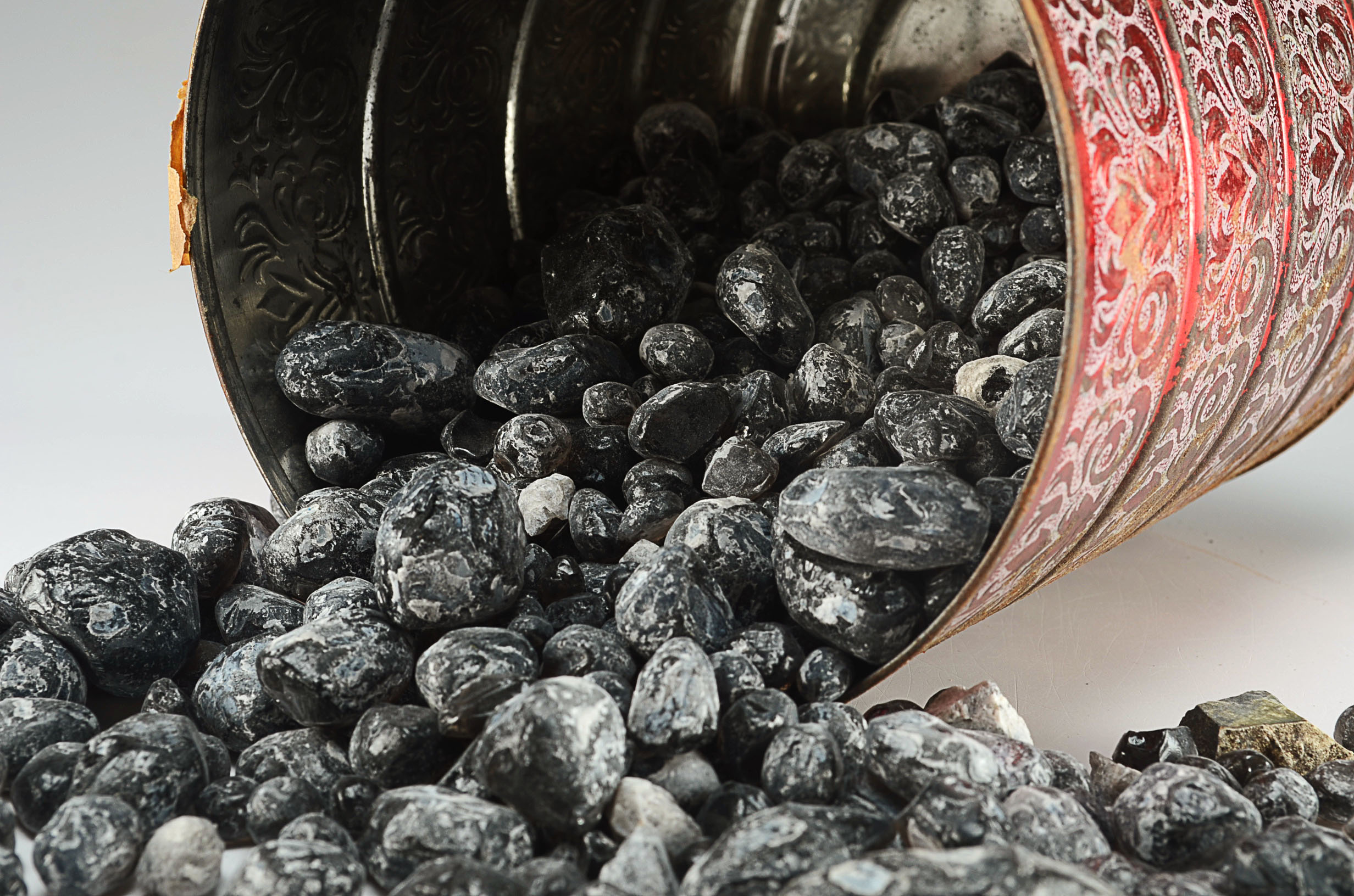 Unpolished Obsidian Stones