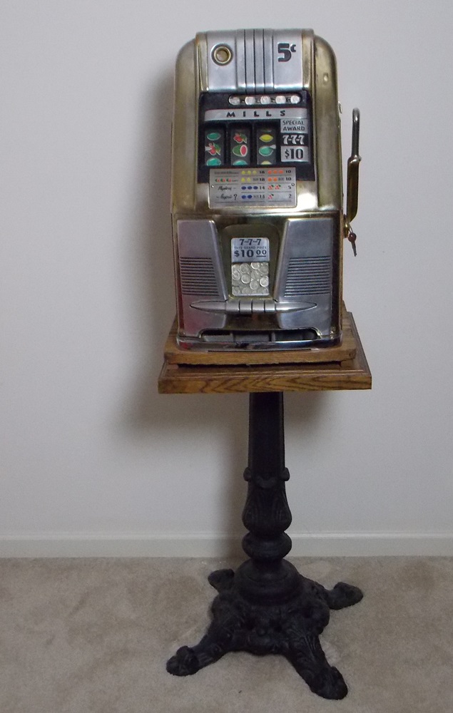 Antique Mills 777 Hi Top Nickel Slot Machine