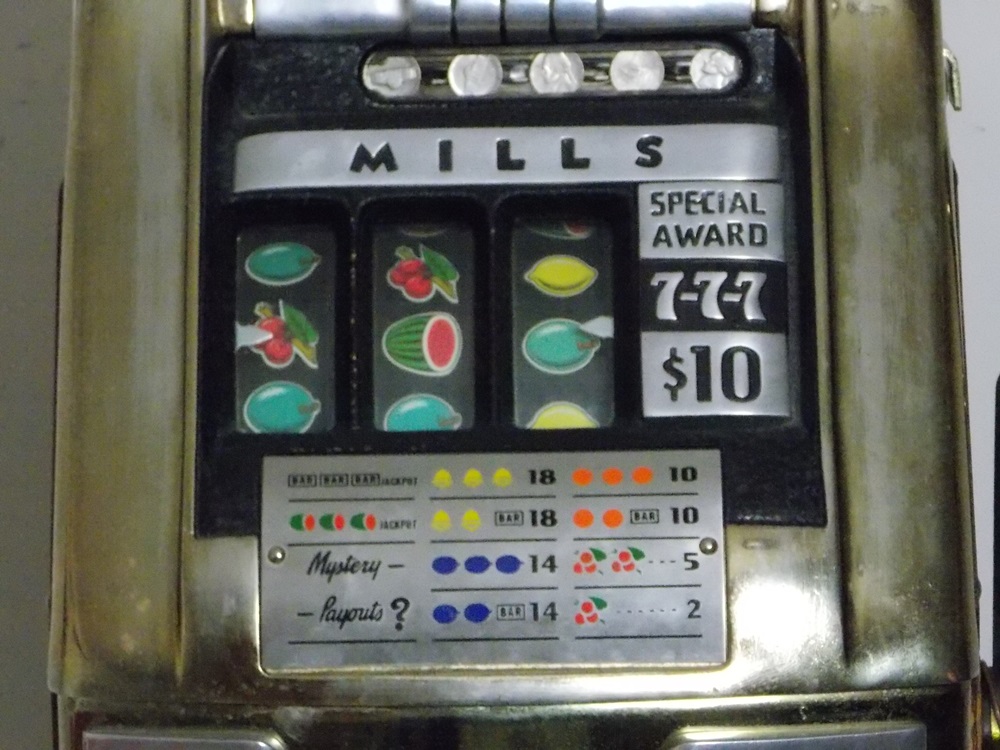 Antique Mills 777 Hi Top Nickel Slot Machine