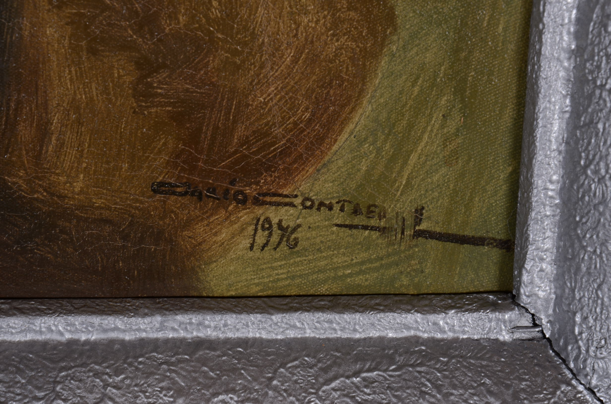 Original Dario Contreras Oil on Canvas Painting