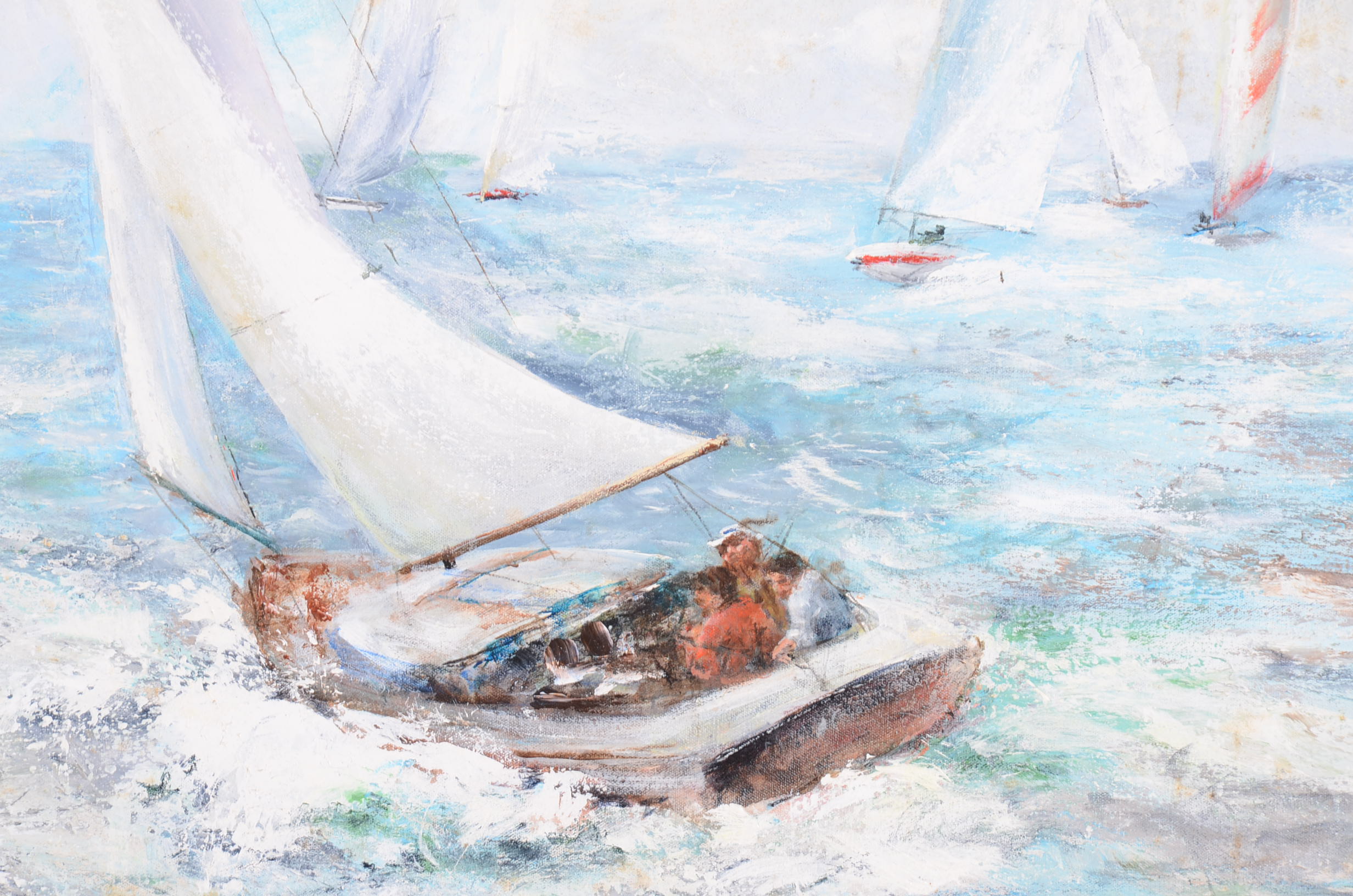 Original Betty C. Boyle Oil on Canvas Painting 