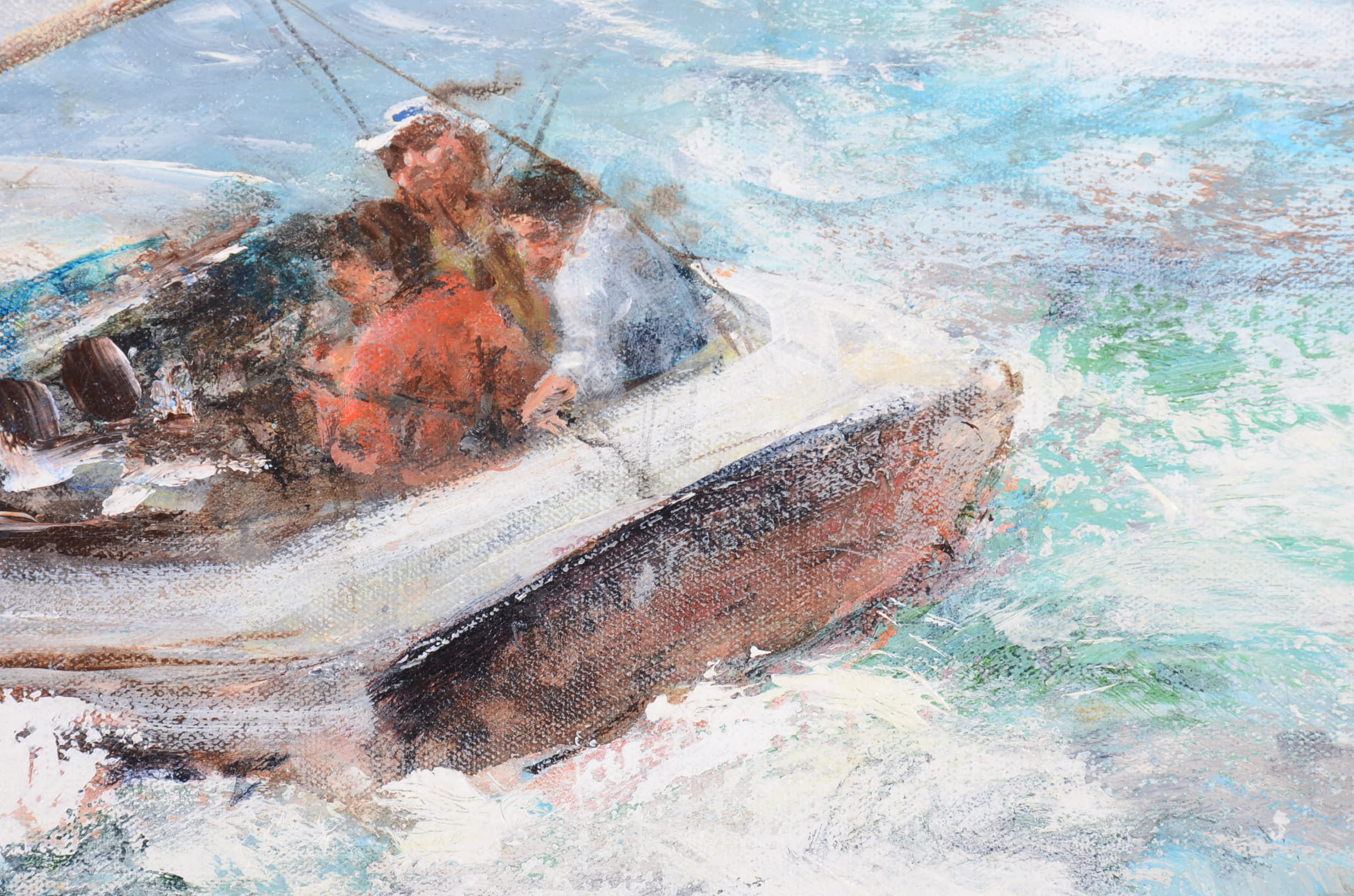 Original Betty C. Boyle Oil on Canvas Painting 