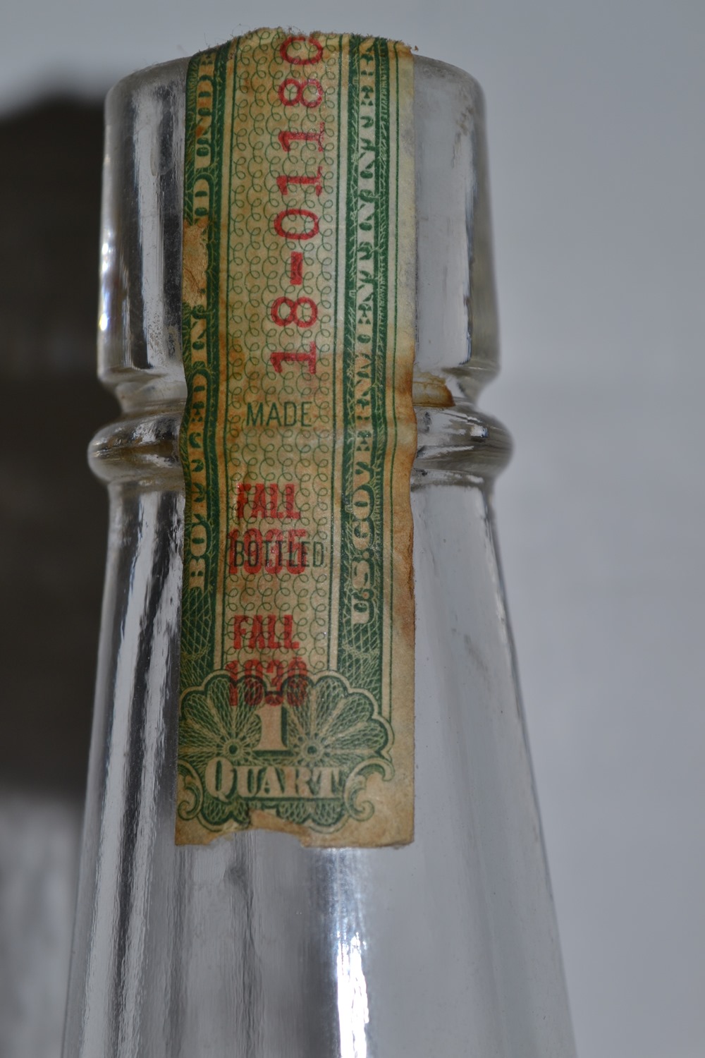 Vintage Old Jordan Whiskey Bottle