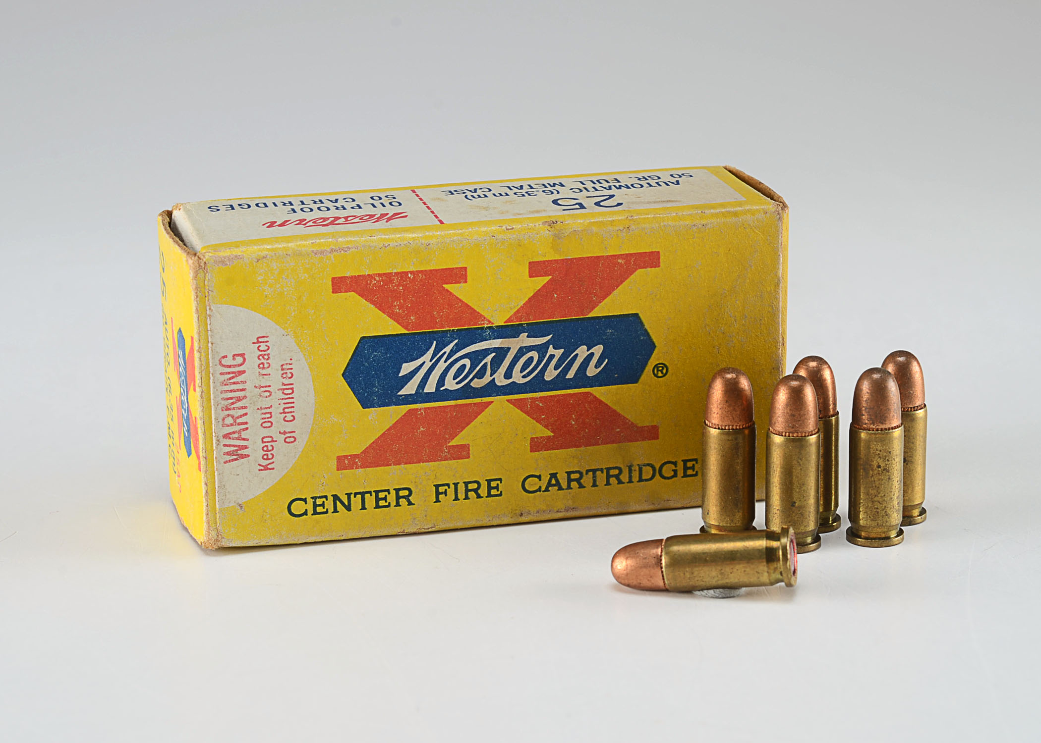 Vintage Set of Western X Center Fire Cartridges