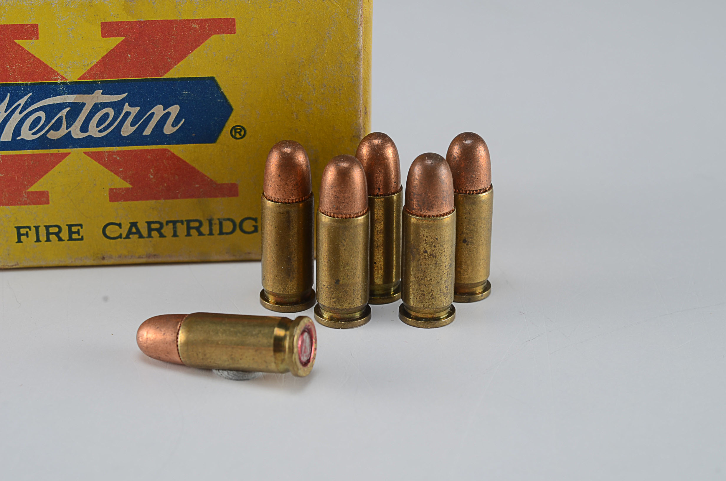 Vintage Set of Western X Center Fire Cartridges