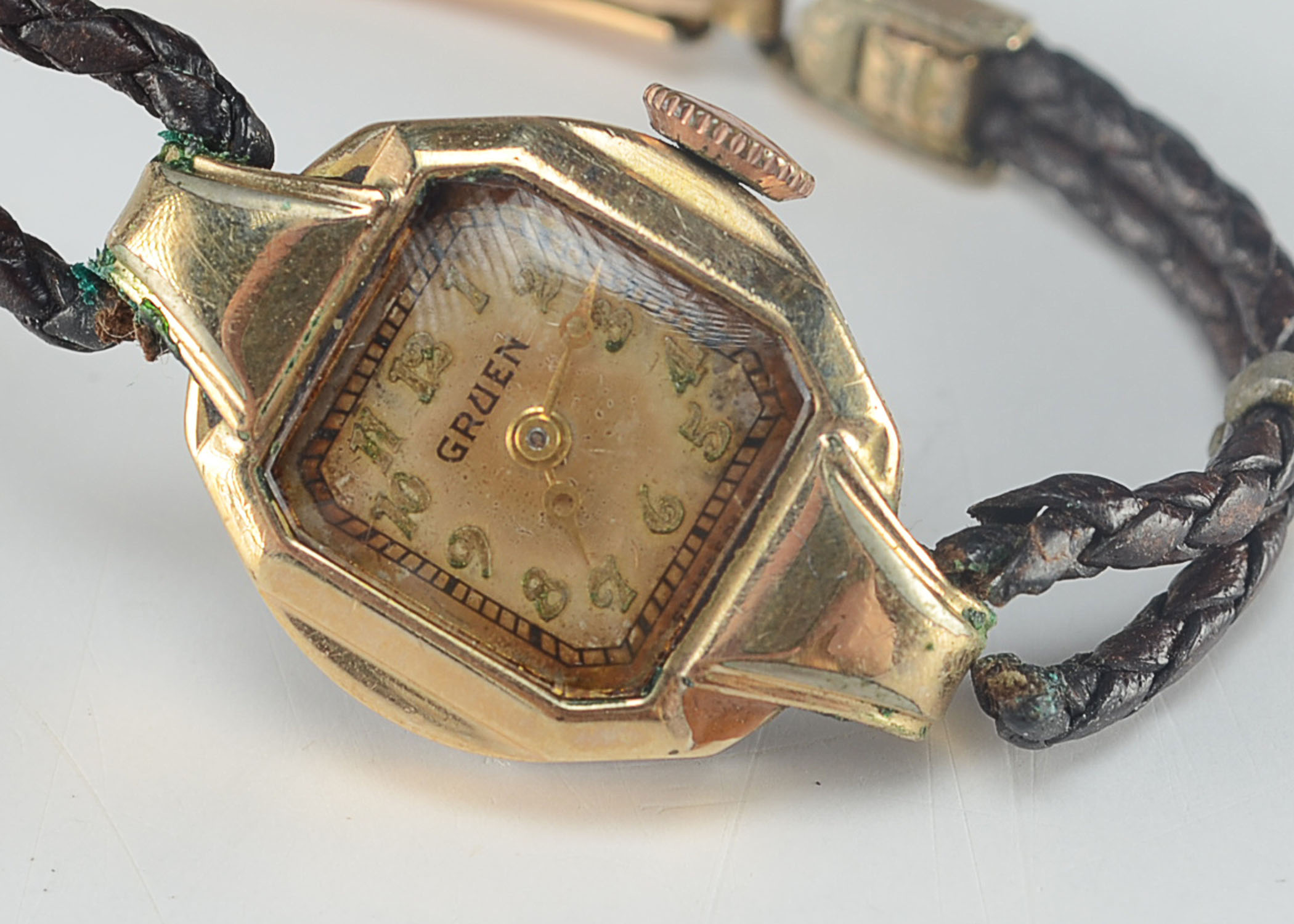 Pairing of Two Antique Gruen Lady's Watches