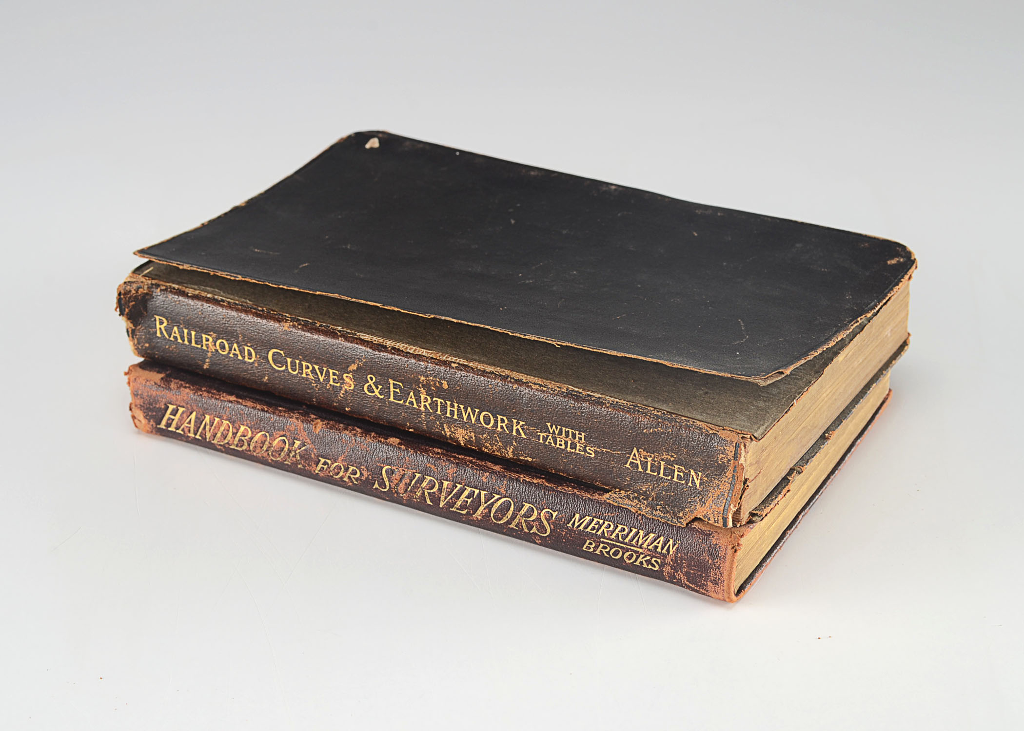 Two Antique Surveyors Books