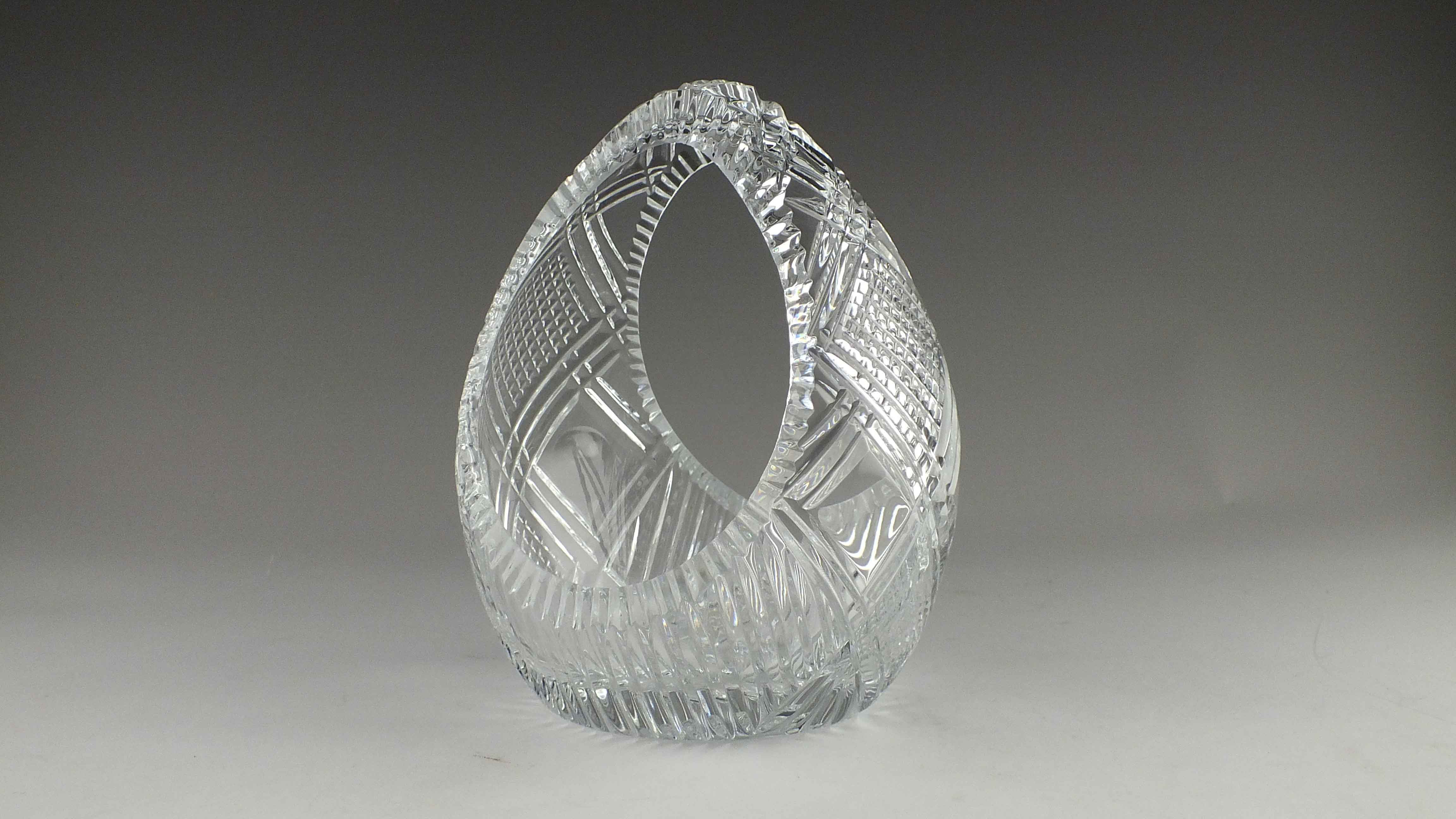 Royal Crystal Egg Basket