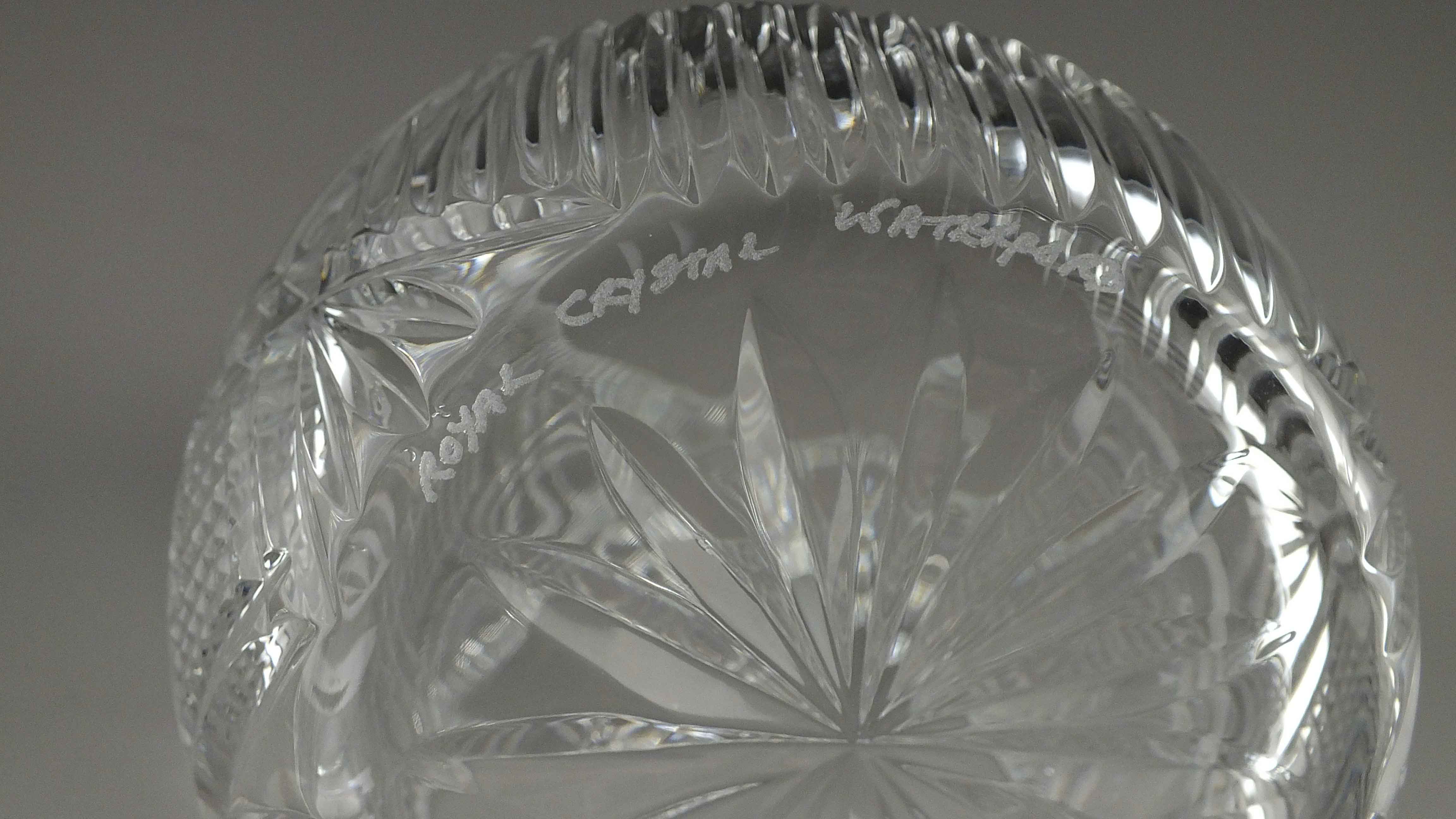 Royal Crystal Egg Basket