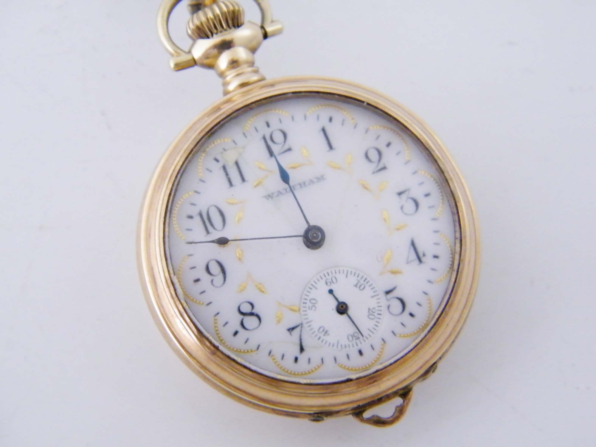 14k Gold Vintage Gruen Lady Watham Pocketwatch